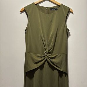 Ralph Lauren Twist-Front Jersey Dress